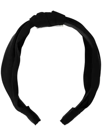 Jennifer Behr Everly Layered Silk Headband - Farfetch