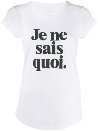 Zadig&Voltaire Slogan Print T-shirt - Farfetch