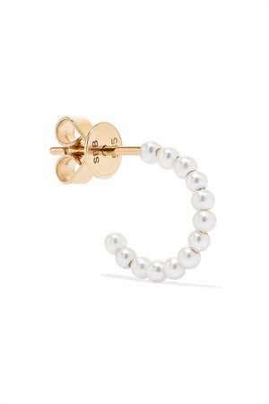 Sophie Bille Brahe | Marco 14-karat gold pearl earring | NET-A-PORTER.COM