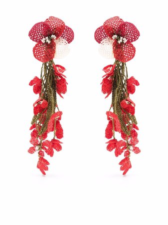 VERBENA MADRID Draped Poppy Earrings - Farfetch
