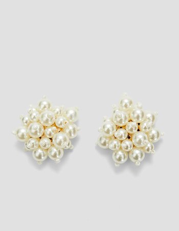 Pearl earrings - Jewellery | Stradivarius Ukraine