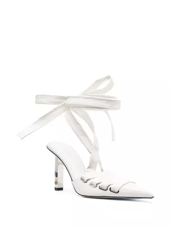 Ioannes pointed-toe Leather 100mm Pumps - Farfetch