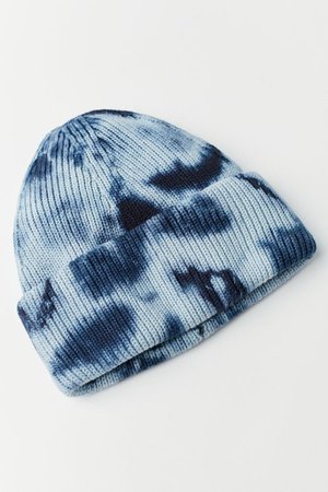 Tall Tie-Dye Ribbed Knit Beanie | Urban Outfitters
