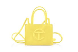 yellow Telfar bag