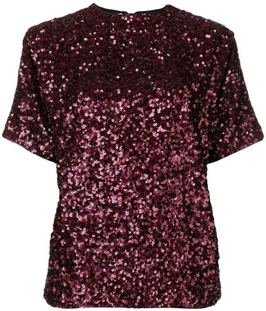 sequined T-shirt