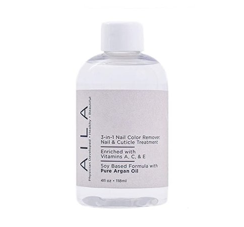 Amazon.com : LOVE AILA 3-in-1 Soy Based Nail Color Remover with Pure Argan Oil 4 fl oz : Beauty