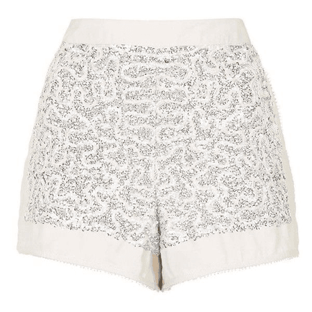 Petite TopShop Sequin Embellished Shorts ($80)
