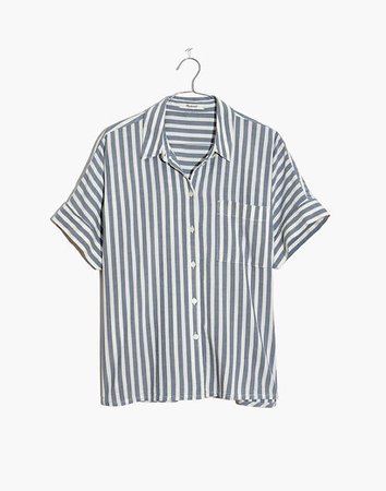 Daily Shirt in Stripe white