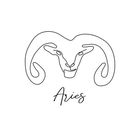astrology-zodiac-sign-aries-horoscope-symbol-in-line-art-style-isolated-on-white-background-vector.jpg (980×980)
