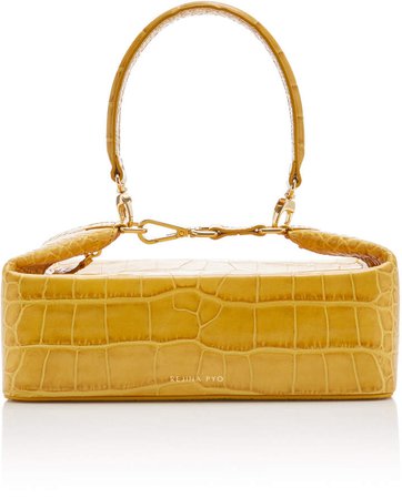 Olivia Croc-Effect Leather Bag