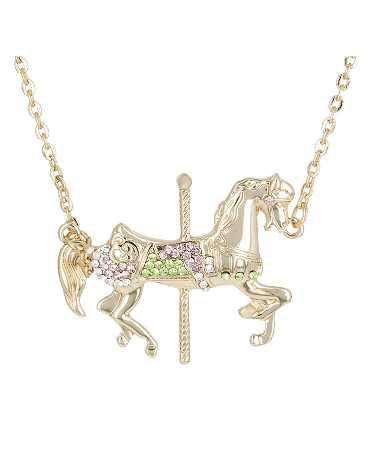 Disney Parks Collection Carousel Horse Necklace