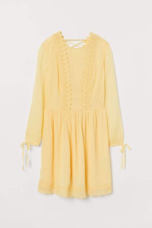 Chiffon Dress - Yellow