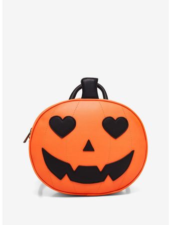 Jack-O'-Lantern Heart Eyes Mini Backpack | Hot Topic