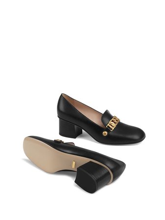 Gucci Sylvie Leather mid-heel Pumps - Farfetch