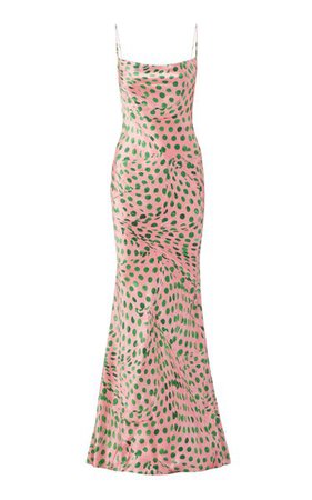 Audrey Dot Silk-Satin Slip Gown By Brandon Maxwell | Moda Operandi