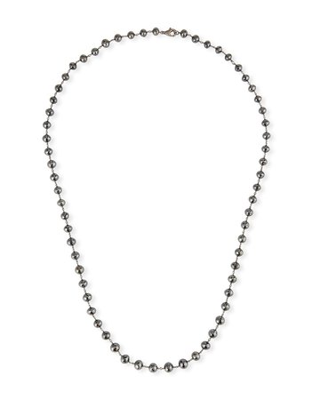 Etho Maria 18k Black Diamond Bead Necklace