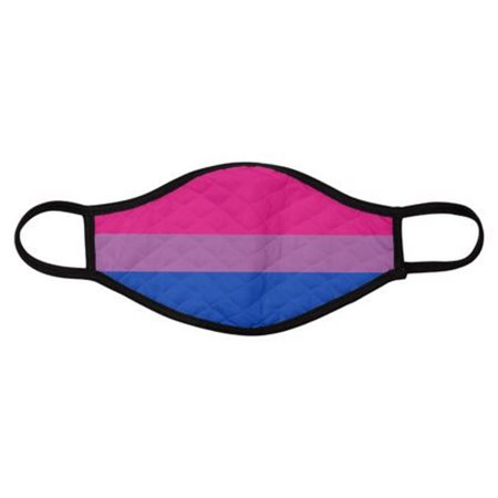 High Quality Fabric Face Mask Three Layers Bisexual Flag. | Etsy