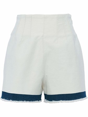 Prada high-waisted denim shorts - FARFETCH