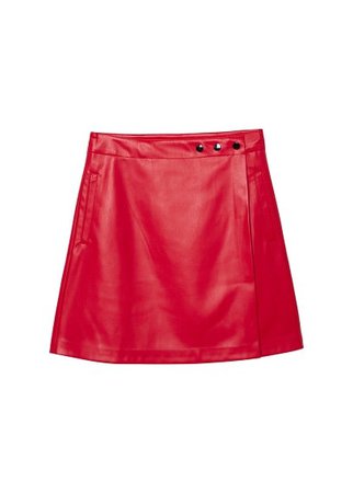 MANGO Wrap miniskirt