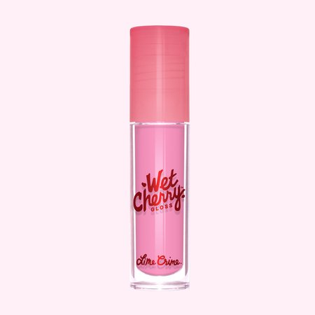 Baby Cherry Pink Scented Shiny Liquid Lip Gloss - Lime Crime
