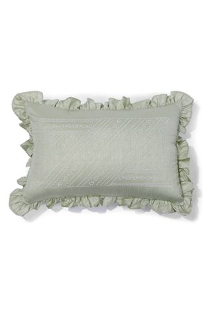 NFC HOME Alana Embroidered Silk Pillow | Nordstrom