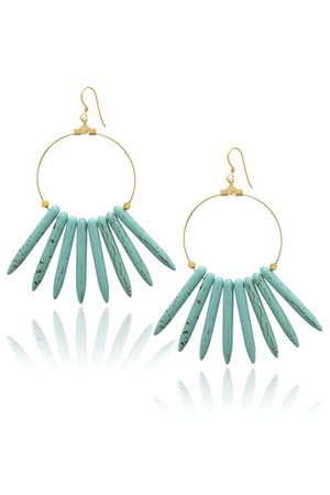 KENNETH JAY LANE STICK Turquoise Earrings – PRET-A-BEAUTE.COM