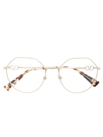Valentino Eyewear VA-1021 round-frame glasses - FARFETCH