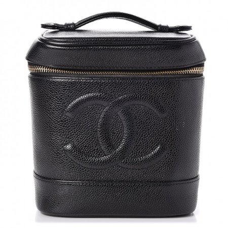 Chanel black cosmetics case
