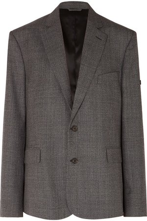 Balenciaga | Prince of Wales checked wool blazer | NET-A-PORTER.COM