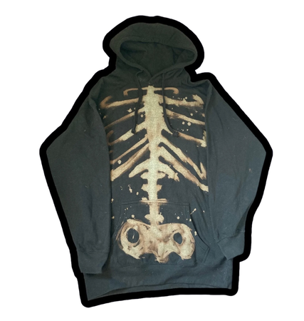 RIBCAGE HOODIE - THE CAPTAINS CRYPT