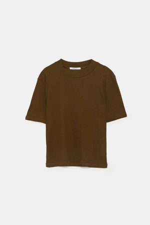 MOCK NECK T - SHIRT-NEW IN-WOMAN | ZARA United States