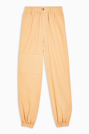 Apricot Cuffed Utility Trousers | Topshop