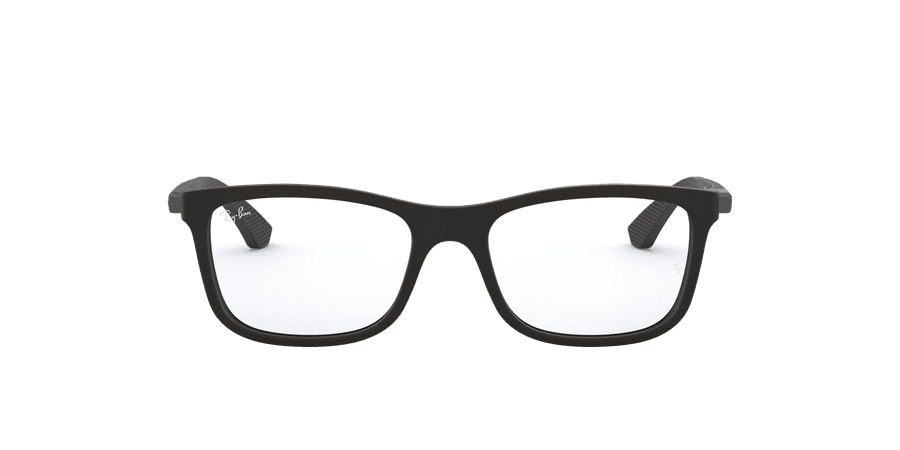 RY1549: Shop Ray-Ban Jr Black Square Eyeglasses at LensCrafters