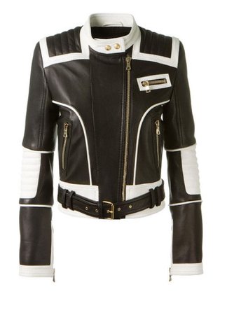Balmain Racer Leather Jacket