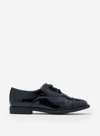 Black ‘Laguna’ Lace Up Brouge Shoes | Dorothy Perkins