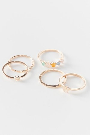Bette Butterfly Ring Set | Urban Outfitters