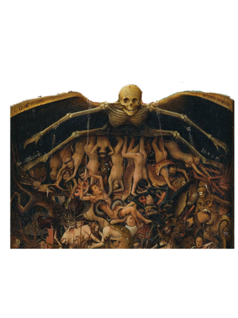 hell painting art dark aesthetic