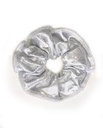 silver scrunchie - Google Search