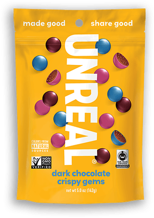 Dark Chocolate Crispy Gems - UnReal®