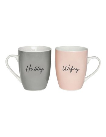 Splosh | Hubby & Wifey Mug Set | MYER