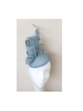 Pale Blue Wedding Fascinator Pastel Blue Wedding Hat Mother of | Etsy