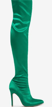 dark green boots