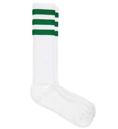 white socks with green stripes - Google Search