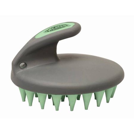 Weaver Round Curry Brush - Mint and Grey