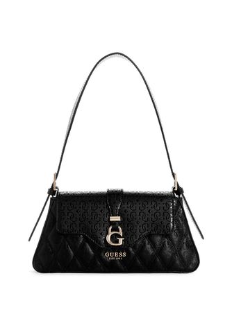 Black Logo Adi Shoulder Bag | GUESS Women's Handbags