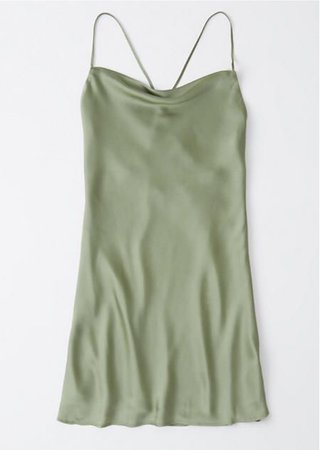 a&f olive dress