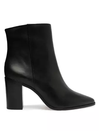 Shop Schutz Mikki Leather Ankle Boots | Saks Fifth Avenue