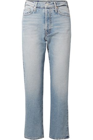 Mother | The Huffy Flood cropped high-rise straight-leg jeans | NET-A-PORTER.COM