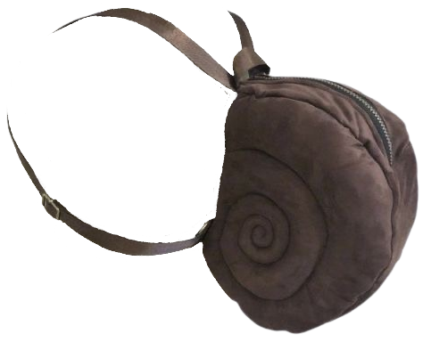 snail shell bag backpack