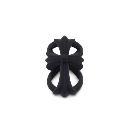 Chrome Hearts Silichrome Infinity Cross Ring
